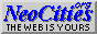 pixel art saying neocities.org the web is yours